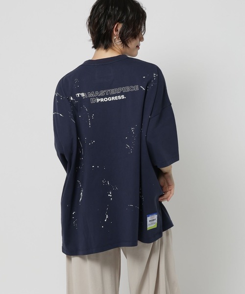Fishs Eddy（フィッシュエディ）の「【FISHS EDDY(フィッシュエディ)】ポケットTシャツ【UNISEX】（Tシャツ/カットソー・レディース・オフホワイト/ライトグレー/ネイビー・MEDIUM/LARGE）」の9枚目の写真