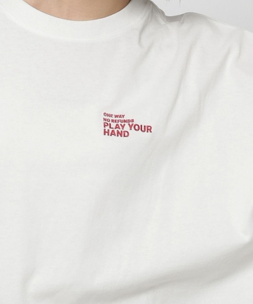 Fishs Eddy（フィッシュエディ）の「【FISHS EDDY(フィッシュエディ)】ポケットTシャツ【UNISEX】（Tシャツ/カットソー・レディース・オフホワイト/ライトグレー/ネイビー・MEDIUM/LARGE）」の15枚目の写真