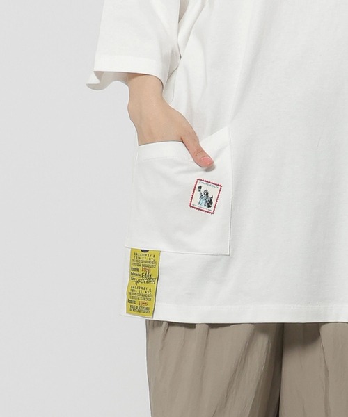 Fishs Eddy（フィッシュエディ）の「【FISHS EDDY(フィッシュエディ)】ポケットTシャツ【UNISEX】（Tシャツ/カットソー・レディース・オフホワイト/ライトグレー/ネイビー・MEDIUM/LARGE）」の16枚目の写真