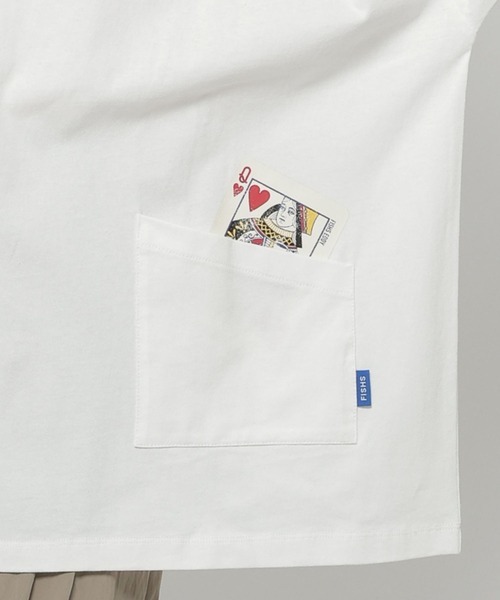 Fishs Eddy（フィッシュエディ）の「【FISHS EDDY(フィッシュエディ)】ポケットTシャツ【UNISEX】（Tシャツ/カットソー・レディース・オフホワイト/ライトグレー/ネイビー・MEDIUM/LARGE）」の17枚目の写真