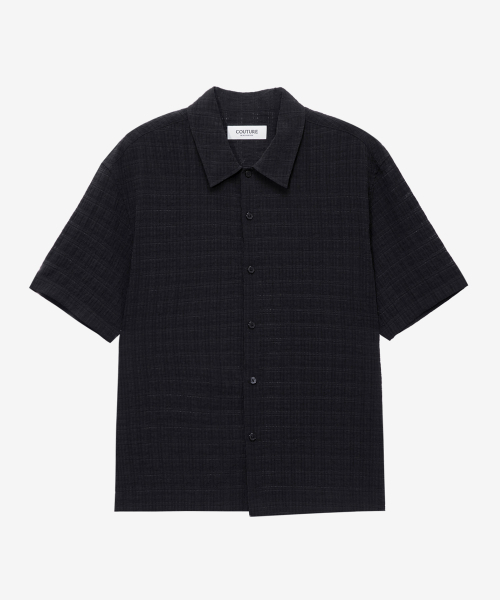 MINDBRIDGE（マインドブリッジ）の「[COUTURE]クロシェオーバーサイズ半袖シャツ - 2カラー（シャツ/ブラウス・メンズ・ホワイト/ブラック・100/110/95/105）」の13枚目の写真