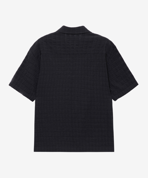 MINDBRIDGE（マインドブリッジ）の「[COUTURE]クロシェオーバーサイズ半袖シャツ - 2カラー（シャツ/ブラウス・メンズ・ホワイト/ブラック・100/110/95/105）」の14枚目の写真