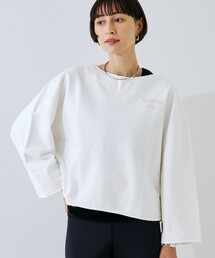 Rouge vif | 【IRONING/アイロニング】ロゴショート丈スウェット/スエット logo aweat short po(スウェット)