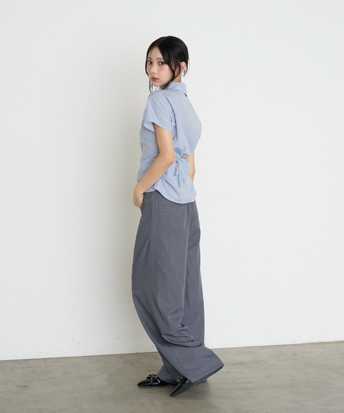 RAY CASSIN（レイカズン）の「【セットアップ対応】ミリタリーワイドパンツ（その他パンツ・レディース・ブラウン系その他2/グレー/ブラック系その他2・M/S）」の9枚目の写真