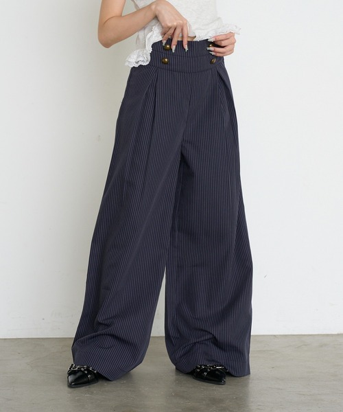 RAY CASSIN（レイカズン）の「【セットアップ対応】ミリタリーワイドパンツ（その他パンツ・レディース・ブラウン系その他2/グレー/ブラック系その他2・M/S）」の11枚目の写真