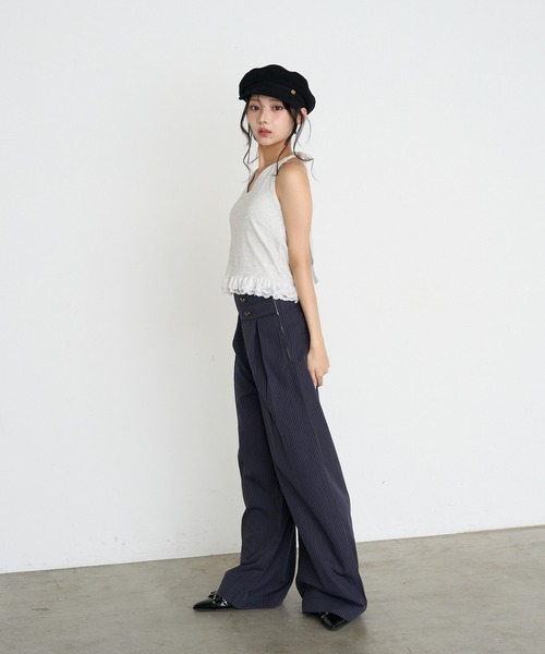 RAY CASSIN（レイカズン）の「【セットアップ対応】ミリタリーワイドパンツ（その他パンツ・レディース・ブラウン系その他2/グレー/ブラック系その他2・M/S）」の15枚目の写真
