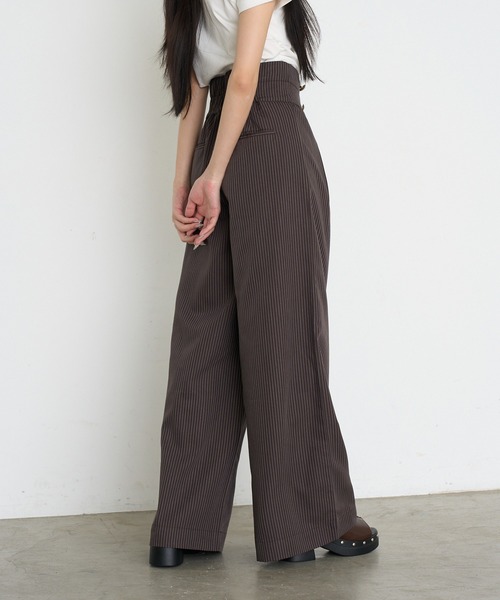 RAY CASSIN（レイカズン）の「【セットアップ対応】ミリタリーワイドパンツ（その他パンツ・レディース・ブラウン系その他2/グレー/ブラック系その他2・M/S）」の21枚目の写真