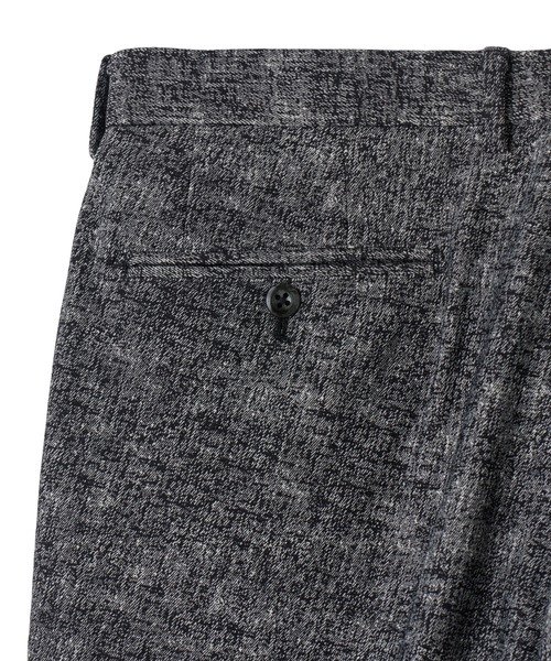 MEN'S BIGI（メンズビギ）の「ヒートパフォーマー ツイードプリント ストレッチパンツ［保温/ハイパワー2wayストレッチ］（その他パンツ・メンズ・ブラック/ネイビー/ライトグレー・03/02/05/01/04）」の12枚目の写真