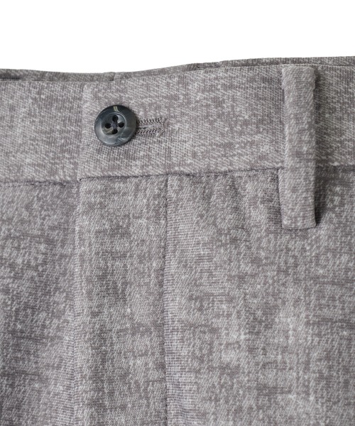 MEN'S BIGI（メンズビギ）の「ヒートパフォーマー ツイードプリント ストレッチパンツ［保温/ハイパワー2wayストレッチ］（その他パンツ・メンズ・ブラック/ネイビー/ライトグレー・03/02/05/01/04）」の6枚目の写真