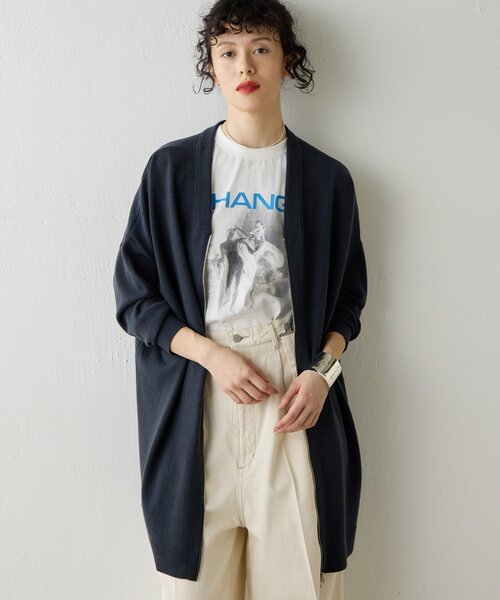 Whim Gazette(ウィムガゼット)の「<WEB限定>【GEMINI】プリントノースリーブプルオーバー(Tシャツ/カットソー・レディース・オフホワイト/チャコールグレー・FREE)」の15枚目の写真