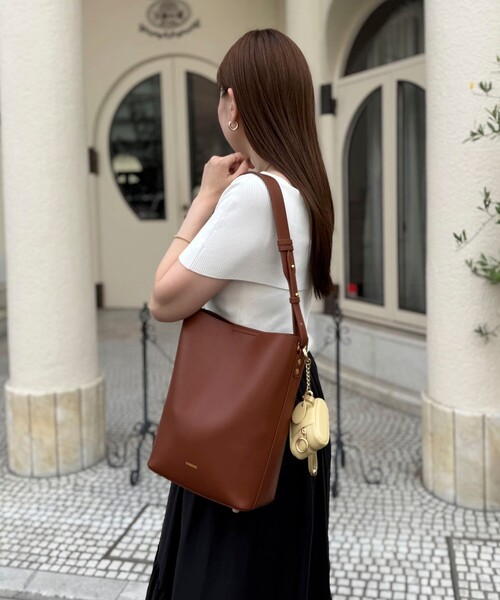 NOLLEY’S Sophi（ノーリーズソフィ）の「【SINBONO/シンボノ】別注2WAYショルダーバッグ（ショルダーバッグ・レディース・ブラック/ブラウン・FREE）」の4枚目の写真