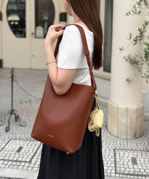 NOLLEY’S Sophi（ノーリーズソフィ）の「【SINBONO/シンボノ】別注2WAYショルダーバッグ（ショルダーバッグ・レディース・ブラック/ブラウン・FREE）」の5枚目の写真