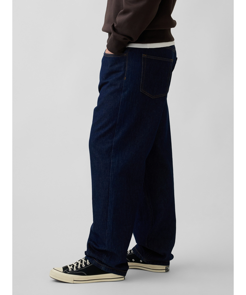 GAP(ギャップ)の「プルオン バギーデニム(デニムパンツ・メンズ・インディゴブルー・XS/S/XL/L/M)」の3枚目の写真