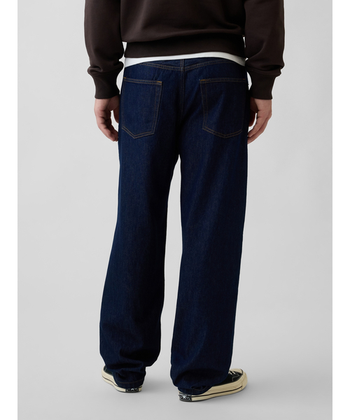 GAP(ギャップ)の「プルオン バギーデニム(デニムパンツ・メンズ・インディゴブルー・XS/S/XL/L/M)」の4枚目の写真