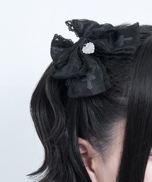 レースゴシックリボン（バレッタ/ヘアクリップ）｜mine by LAFARY