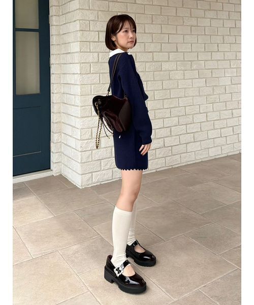 LILY BROWN（リリーブラウン）の「[L.B CANDY STOCK] バックルメリージェーン（その他シューズ・レディース・ブラック/ボルドー・S/M/L）」の9枚目の写真