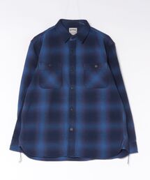 【HOUSTON / ヒューストン】OMBRE CHECK SHIRT