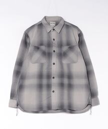 【HOUSTON / ヒューストン】OMBRE CHECK SHIRT