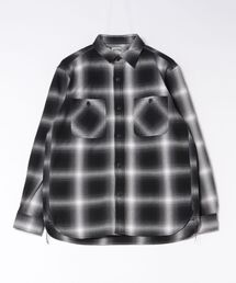 【HOUSTON / ヒューストン】OMBRE CHECK SHIRT