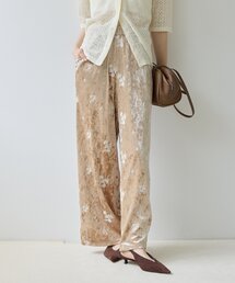 【Noka】刺繍ベロアパンツ《WEB限定》