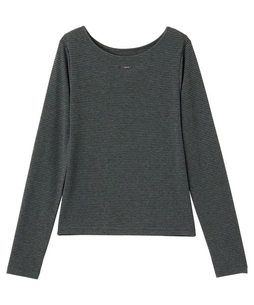 muet.(ミュエ)の「メタルプレート付アソートコンパクトトップス(Tシャツ/カットソー・レディース・グレー系その他/アイボリー/ブラック系その他・MEDIUM/LARGE)」の19枚目の写真