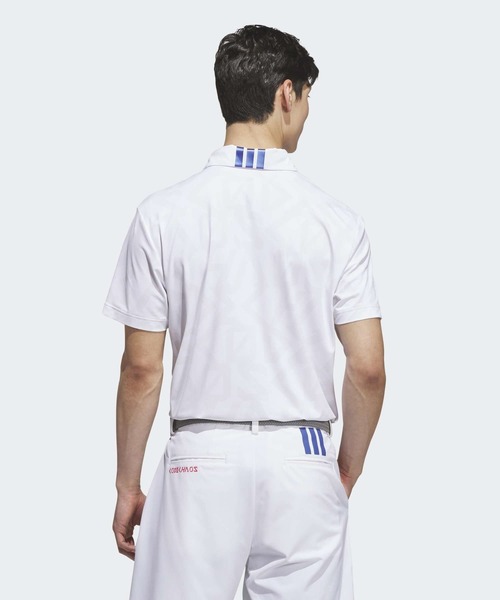 adidas（アディダス）の「メンズ コッドモック長袖ポロシャツ【adidas Golf/アディダスゴルフ】（ポロシャツ・メンズ・ホワイト・SMALL/MEDIUM/LARGE/X-LARGE/XX-LARGE/3XL）」の2枚目の写真