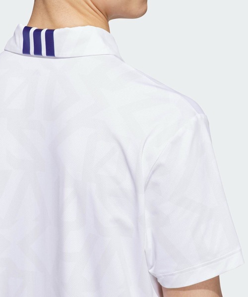 adidas（アディダス）の「メンズ コッドモック長袖ポロシャツ【adidas Golf/アディダスゴルフ】（ポロシャツ・メンズ・ホワイト・SMALL/MEDIUM/LARGE/X-LARGE/XX-LARGE/3XL）」の4枚目の写真