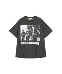 DEINET（ダイニット）の「CRESCENDO GRAPHICS T-SHIRT IN CHARCOAL（Tシャツ/カットソー）」