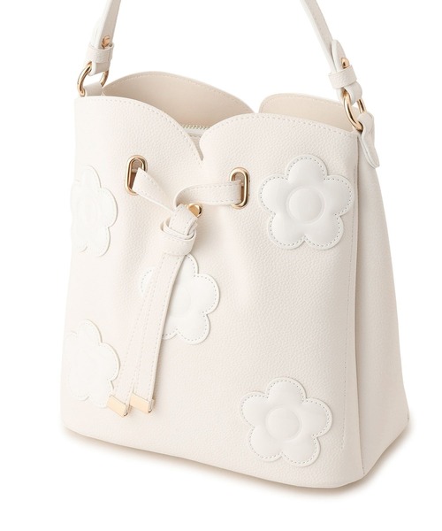 VIS(ビス)の「【MARY QUANT×VIS】デイジーハートカットバッグ(ショルダーバッグ・レディース・ホワイト系その他/ブラック・FREE)」の13枚目の写真