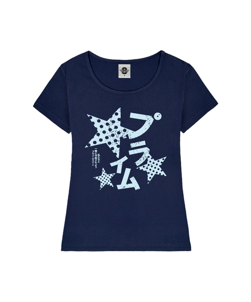 PRIMATE（プライメイト）の「POIKA DOT MILKY レディース Uネックスリムフィット半袖Tシャツ 6 COLORS（Tシャツ/カットソー・レディース・ホワイト/ネイビー/ミント/ブラック/ピンク/ミックスグレー・MEDIUM/SMALL）」の5枚目の写真