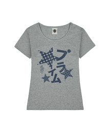 POIKA DOT MILKY レディース Uネックスリムフィット半袖Tシャツ 6 COLORS