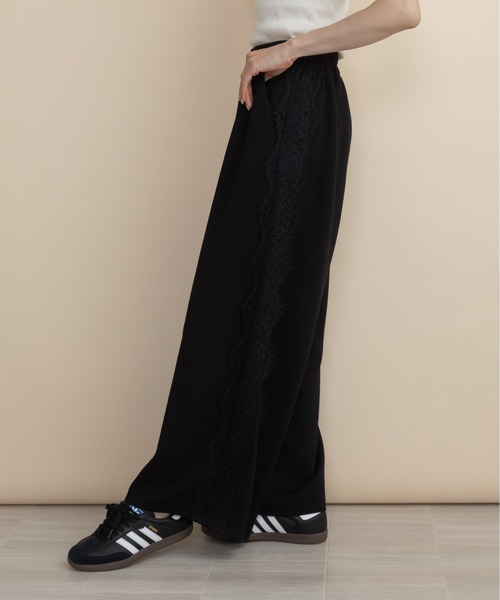 lodie(ロディ)の「【セットアップ可】サイドレース ポンチワイドパンツ(その他パンツ・レディース・ブラック/チャコールグレー・FREE)」の16枚目の写真