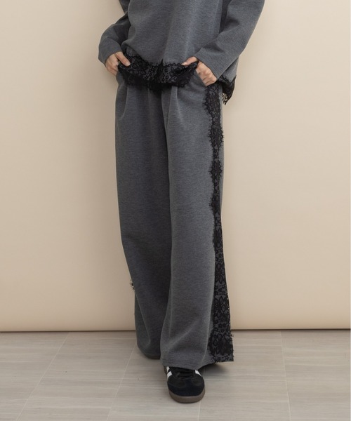 lodie(ロディ)の「【セットアップ可】サイドレース ポンチワイドパンツ(その他パンツ・レディース・ブラック/チャコールグレー・FREE)」の20枚目の写真