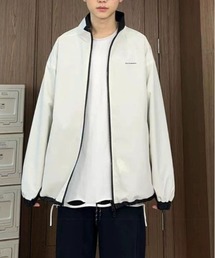 DSバックロゴスプラッシュナイロンライクブルゾン