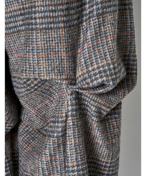 RUMCHE（ラムシェ）の「Curiosity Check Trousers / キュリオシティチェックパンツ（スラックス・レディース・ブラウン・SMALL/MEDIUM）」の10枚目の写真