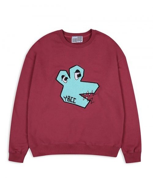 youthbath(ユースバース)の「Brushed Overfit Sweatshirt_Dino burgundy(スウェット・メンズ・その他・LARGE/MEDIUM)」の1枚目の写真