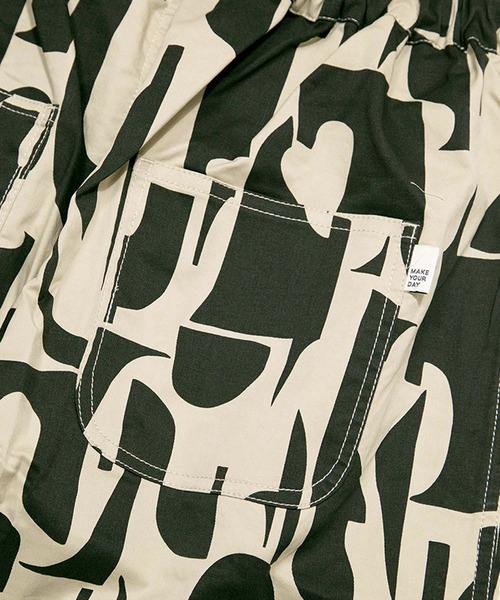 MAKE YOUR DAY（メイクユアデイ）の「キカとサラサのバンドカラーシャツ■150.160cm（シャツ/ブラウス・キッズ・ネイビー/ベージュ/カーキ・150/160）」の11枚目の写真
