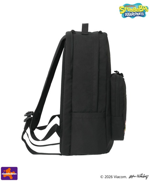 Manhattan Portage(マンハッタンポーテージ)の「TOWNSEND BACKPACK CORDURA RIPSTOP POLYESTER / SPONGE BOB(バックパック/リュック・メンズ・ブラック・LARGE)」の3枚目の写真