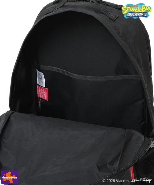 Manhattan Portage(マンハッタンポーテージ)の「TOWNSEND BACKPACK CORDURA RIPSTOP POLYESTER / SPONGE BOB(バックパック/リュック・メンズ・ブラック・LARGE)」の7枚目の写真