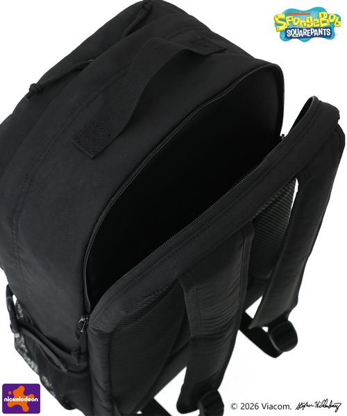 Manhattan Portage(マンハッタンポーテージ)の「TOWNSEND BACKPACK CORDURA RIPSTOP POLYESTER / SPONGE BOB(バックパック/リュック・メンズ・ブラック・LARGE)」の12枚目の写真
