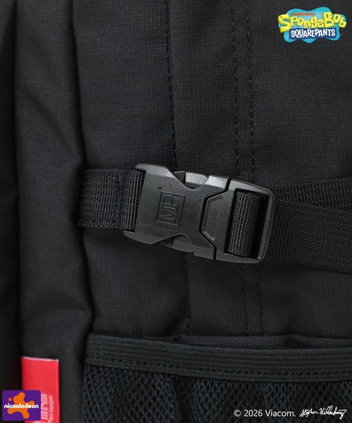 Manhattan Portage(マンハッタンポーテージ)の「TOWNSEND BACKPACK CORDURA RIPSTOP POLYESTER / SPONGE BOB(バックパック/リュック・メンズ・ブラック・LARGE)」の14枚目の写真