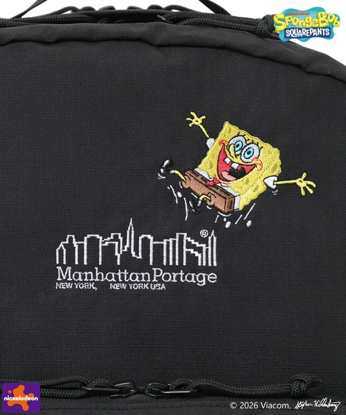 Manhattan Portage(マンハッタンポーテージ)の「TOWNSEND BACKPACK CORDURA RIPSTOP POLYESTER / SPONGE BOB(バックパック/リュック・メンズ・ブラック・LARGE)」の15枚目の写真