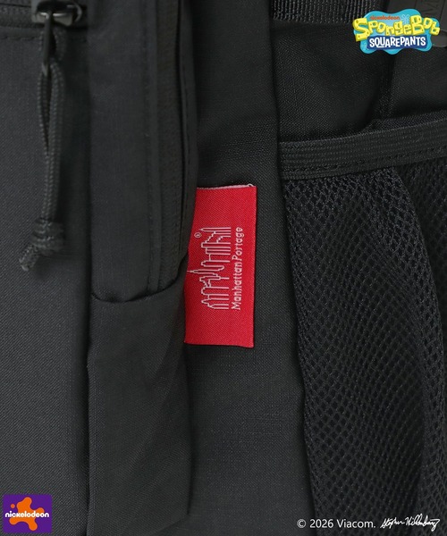 Manhattan Portage(マンハッタンポーテージ)の「TOWNSEND BACKPACK CORDURA RIPSTOP POLYESTER / SPONGE BOB(バックパック/リュック・メンズ・ブラック・LARGE)」の17枚目の写真