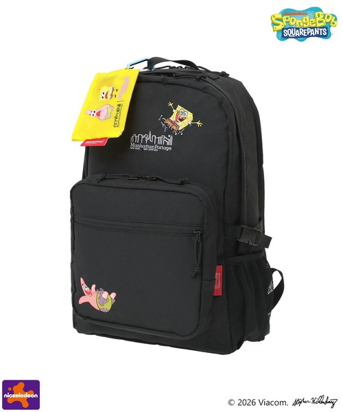 Manhattan Portage(マンハッタンポーテージ)の「TOWNSEND BACKPACK CORDURA RIPSTOP POLYESTER / SPONGE BOB(バックパック/リュック・メンズ・ブラック・LARGE)」の18枚目の写真