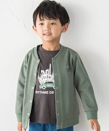 BeBe | カノコ長袖カーディガン+天竺ドライビングプリント半袖Tシャツ セット(90~140cm)(カーディガン/ボレロ)