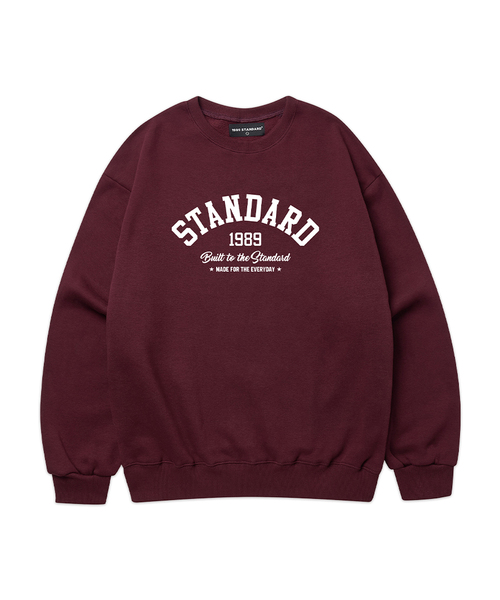 1989STANDARD(1989スタンダード)の「BUILT STANDARD スウェット (STMSTD-0256)(スウェット・メンズ・ダークグレー/ブラック/ネイビー/バーガンディー/ライトグレー/オートミール・LARGE/MEDIUM/X-LARGE)」の6枚目の写真