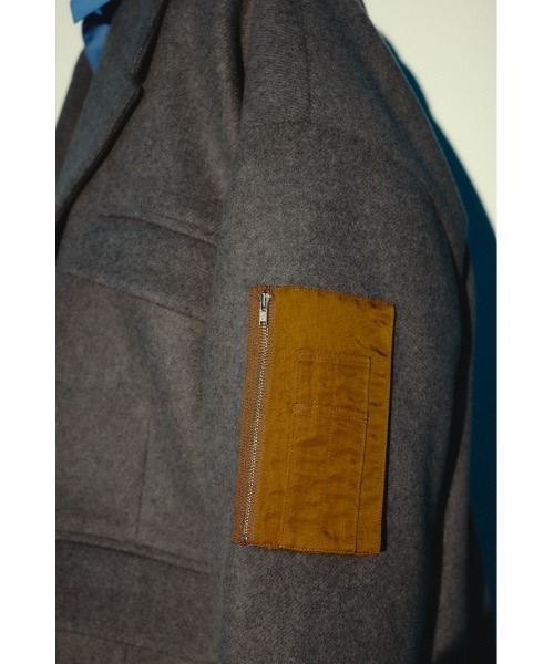 RIM.ARK（リムアーク）の「【26FW OUTER PRE ORDER】Big size single CT(ビッグ サイズ シングル コート)（その他アウター・レディース・グレー/ネイビー・FREE）」の20枚目の写真