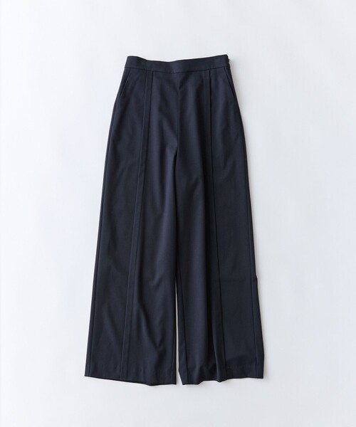 conges payes ADIEU TRISTESSE(コンジェ ペイエ アデュートリステス)の「タックラインパンツ(その他パンツ・レディース・ネイビー/チェック・38)」の1枚目の写真