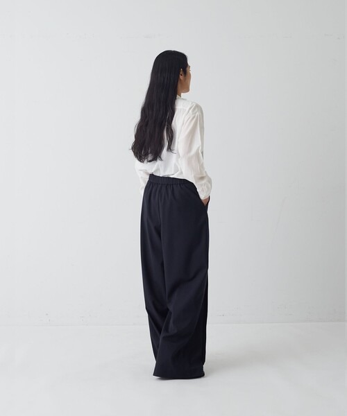 conges payes ADIEU TRISTESSE(コンジェ ペイエ アデュートリステス)の「タックラインパンツ(その他パンツ・レディース・ネイビー/チェック・38)」の8枚目の写真
