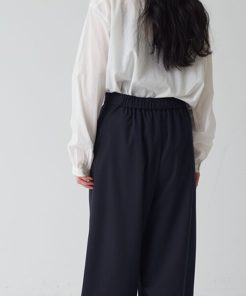 conges payes ADIEU TRISTESSE(コンジェ ペイエ アデュートリステス)の「タックラインパンツ(その他パンツ・レディース・ネイビー/チェック・38)」の17枚目の写真